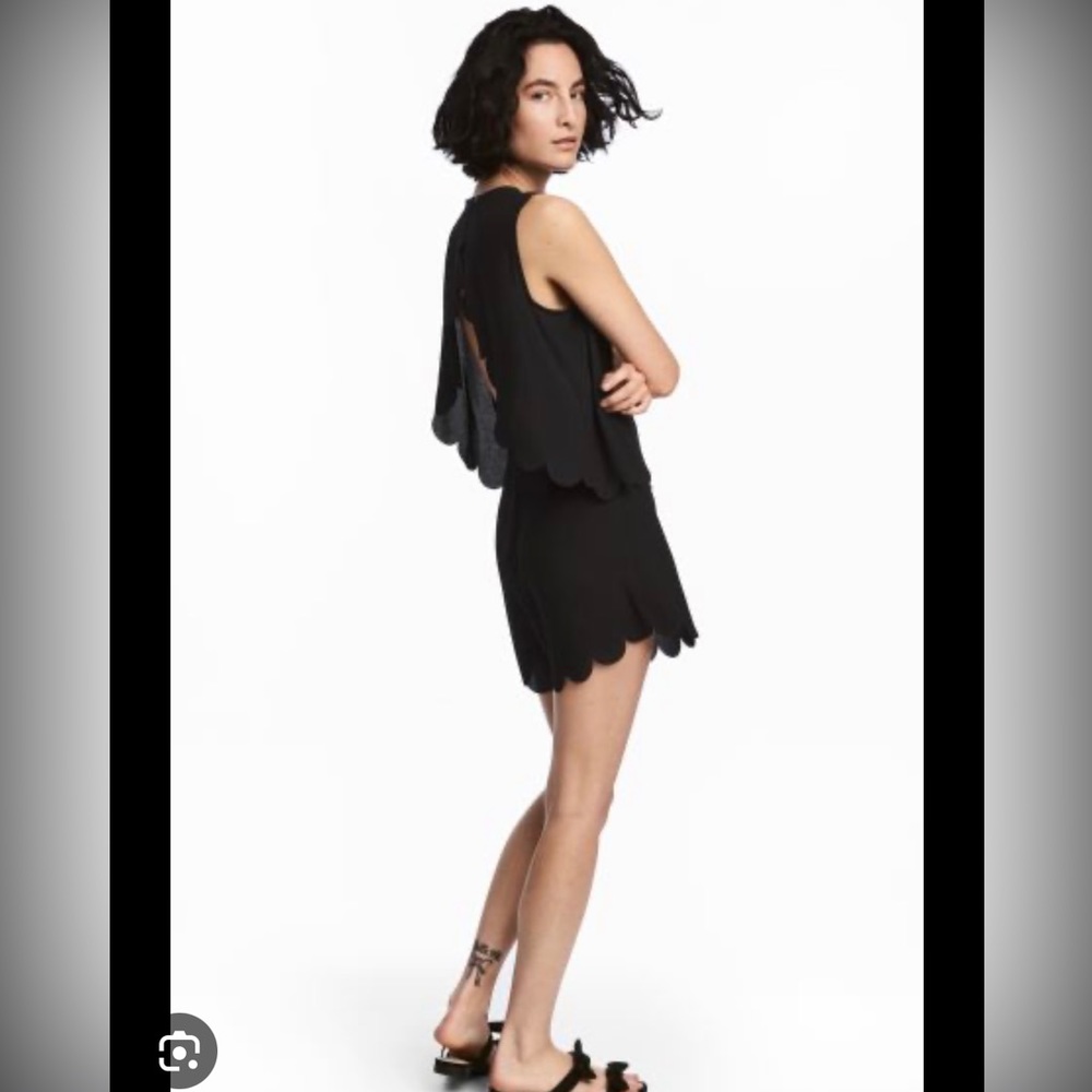 H&M Black Romper Jumpsuit - 14